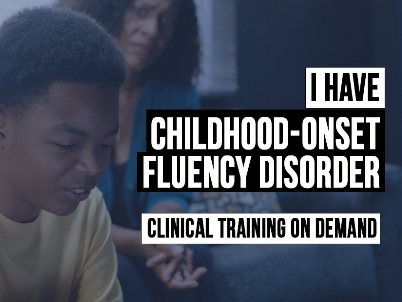 Explore Childhood Onset Fluency Disorder Stuttering And Experience 